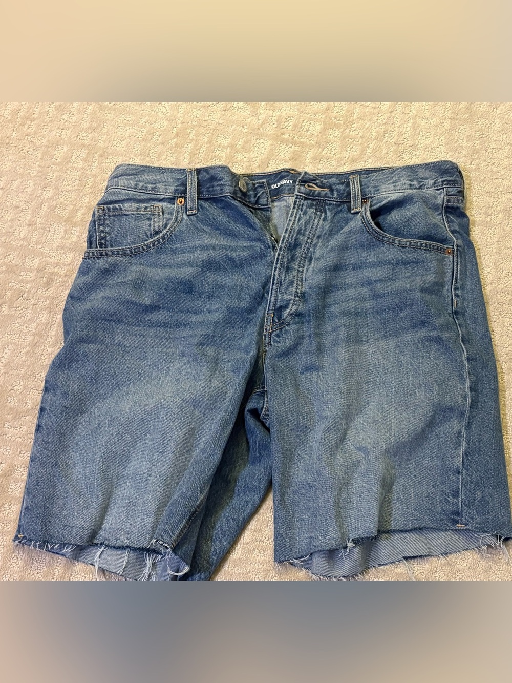 Old Navy Medium Blue Cutoff Denim Shorts